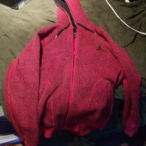 Jordan elephant print jacket sz M